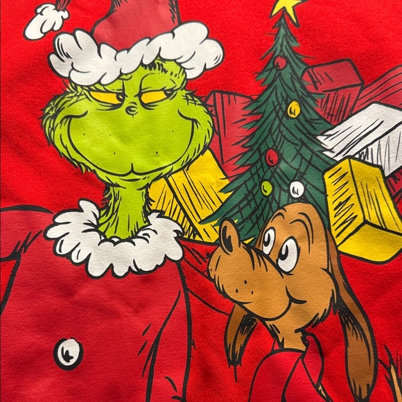 Dr. Seuss Red Grinch and Max Kids Hoodie - Picture 2 of 5